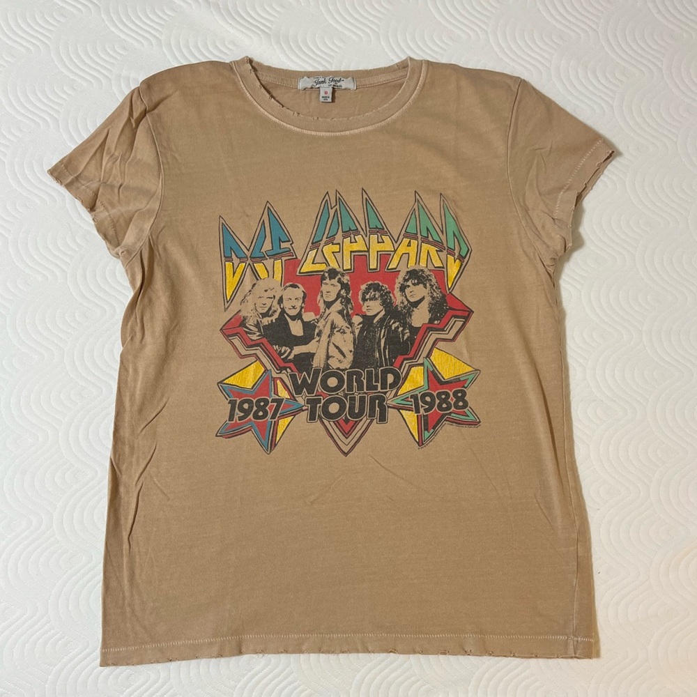 Free People x Junk Food Def Leppard Tee
